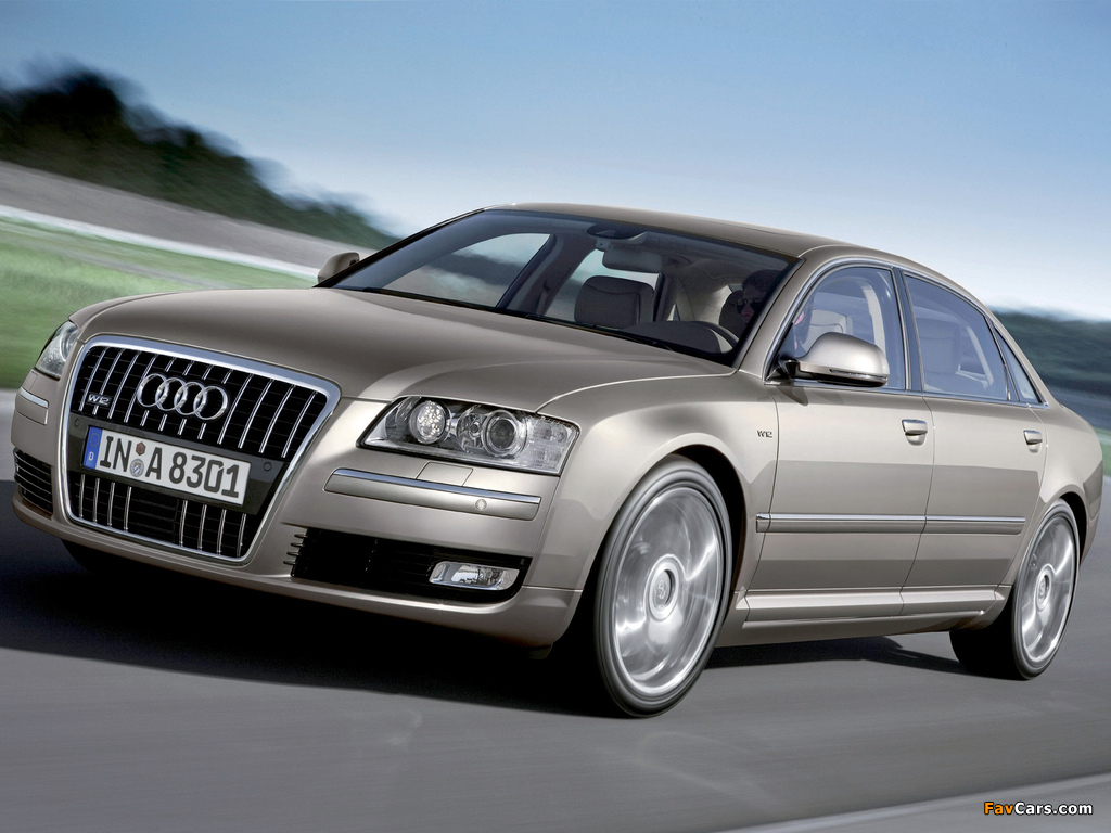 Audi A8L W12 quattro (D3) 2008–10 pictures (1024 x 768)