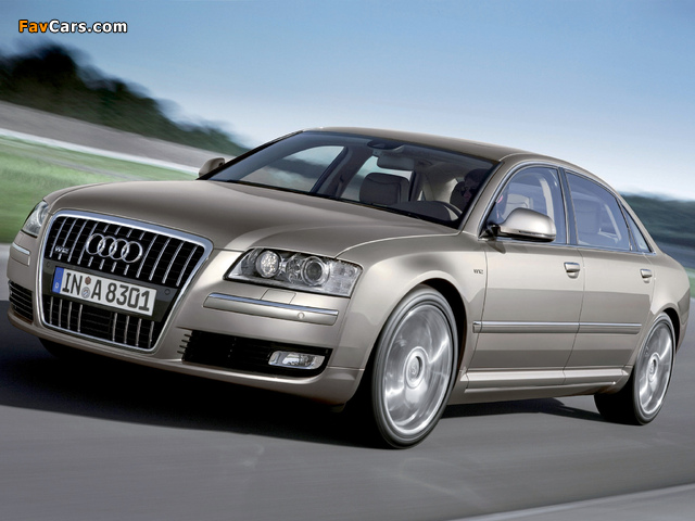 Audi A8L W12 quattro (D3) 2008–10 pictures (640 x 480)