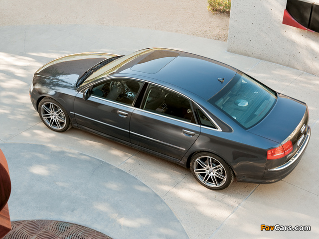 Audi A8L 4.2 quattro US-spec (D3) 2008–10 pictures (640 x 480)