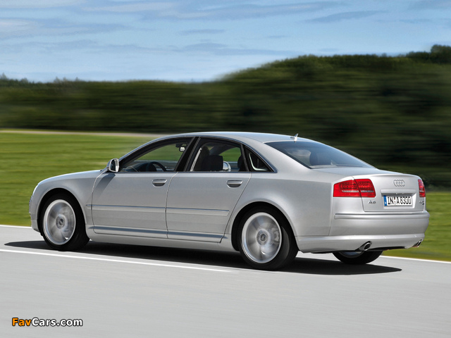 Audi A8 4.2 TDI quattro (D3) 2008–10 wallpapers (640 x 480)