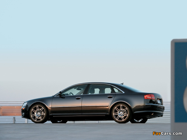 Audi A8L 4.2 quattro US-spec (D3) 2008–10 wallpapers (640 x 480)