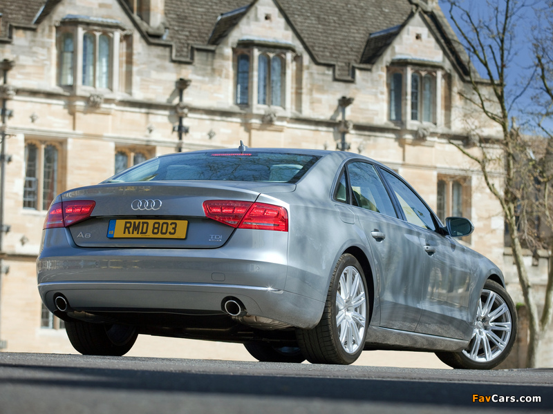 Audi A8 4.2 TDI quattro UK-spec (D4) 2010 images (800 x 600)