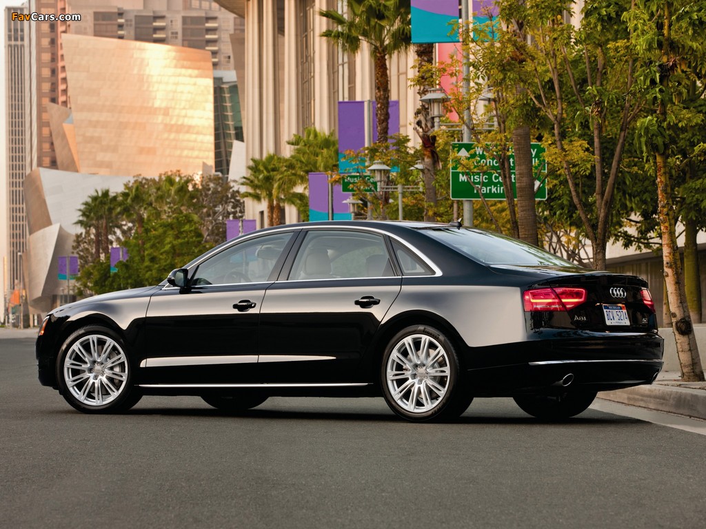 Audi A8L 4.2 FSI quattro US-spec (D4) 2010 images (1024 x 768)