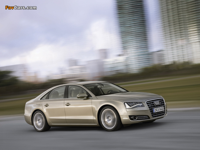Audi A8 4.2 FSI quattro (D4) 2010 images (640 x 480)