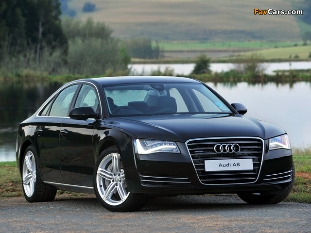 Audi A8 4.2 TDI quattro ZA-spec (D4) 2010 photos (640 x 480)