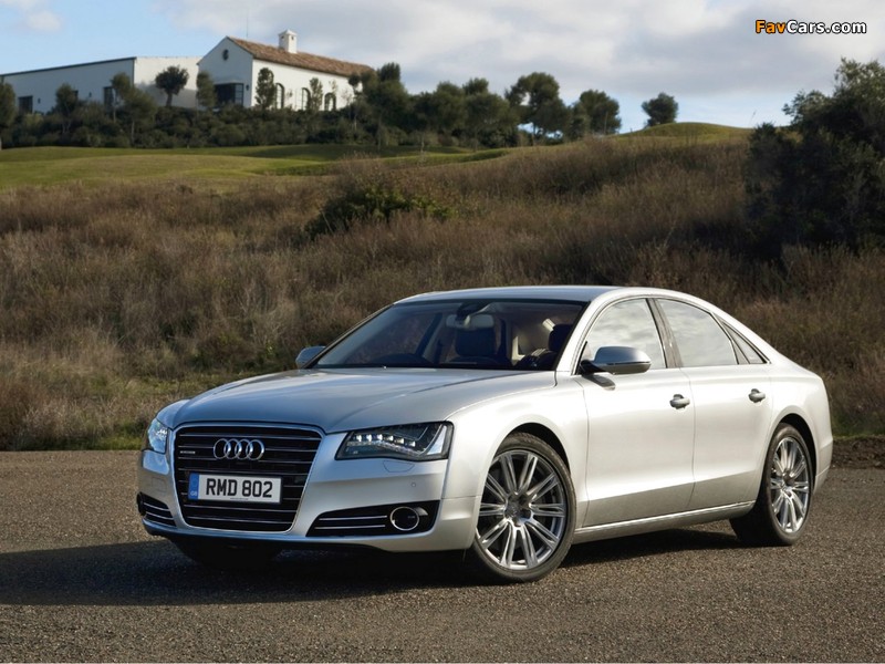 Audi A8 4.2 TDI quattro UK-spec (D4) 2010 photos (800 x 600)