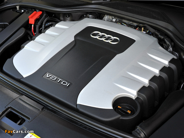 Audi A8 4.2 TDI quattro ZA-spec (D4) 2010 photos (640 x 480)