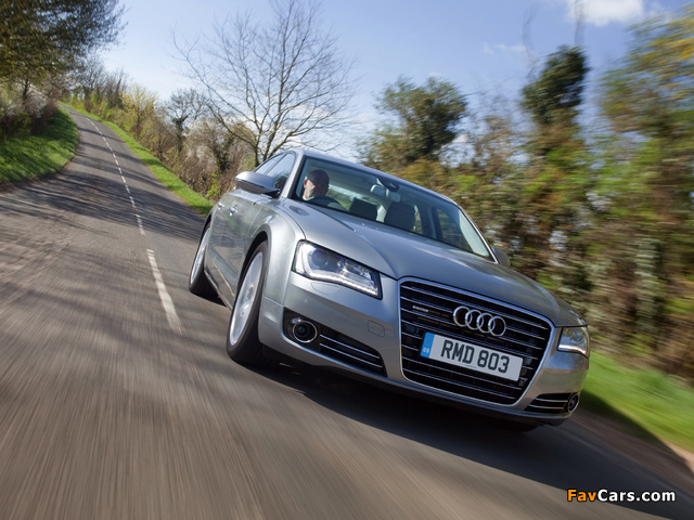 Audi A8 4.2 TDI quattro UK-spec (D4) 2010 photos (640 x 480)