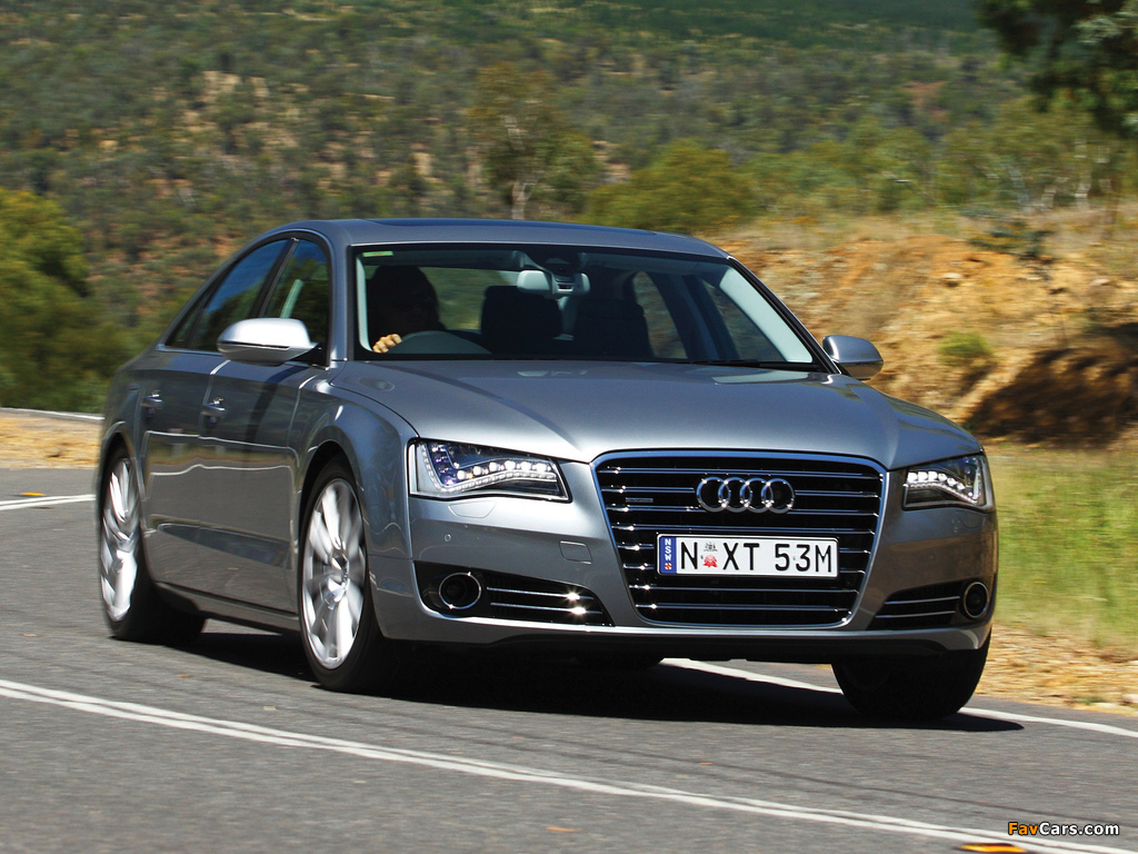 Audi A8 3.0 TDI quattro AU-spec (D4) 2010 pictures (1024 x 768)