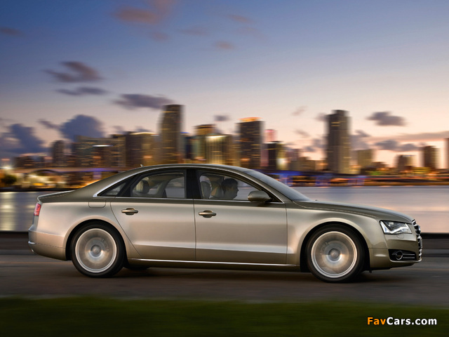 Audi A8 4.2 FSI quattro (D4) 2010 pictures (640 x 480)