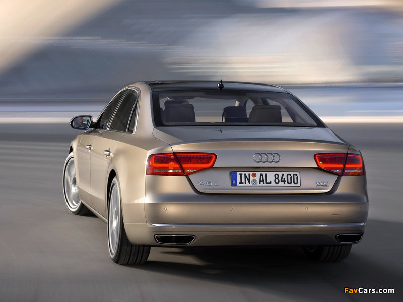 Audi A8L W12 quattro (D4) 2010 pictures (800 x 600)