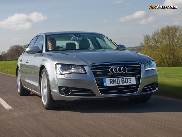 Audi A8 4.2 TDI quattro UK-spec (D4) 2010 wallpapers (640 x 480)