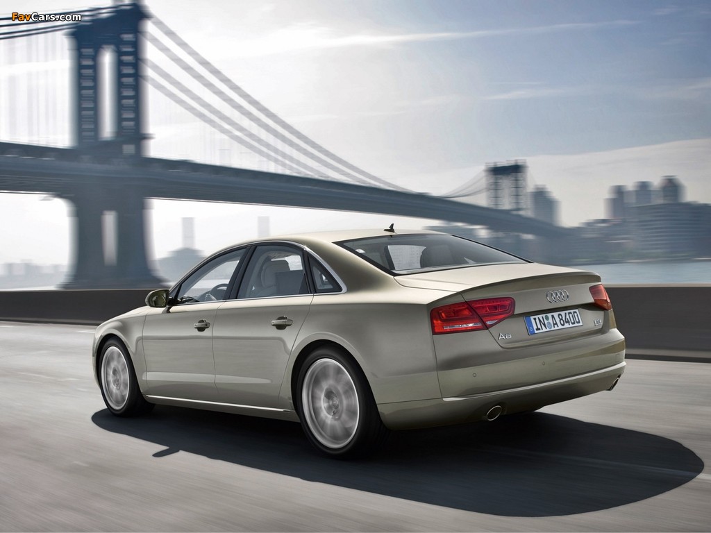 Audi A8 4.2 FSI quattro (D4) 2010 wallpapers (1024 x 768)