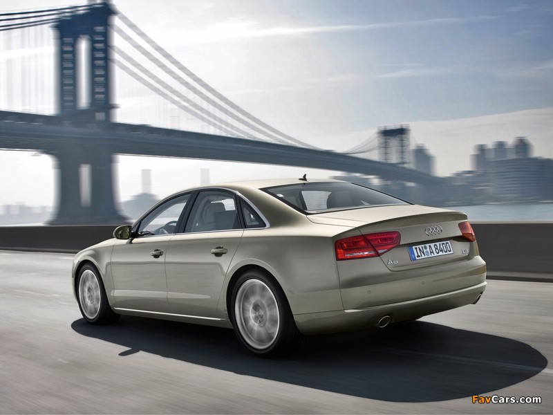 Audi A8 4.2 FSI quattro (D4) 2010 wallpapers (800 x 600)