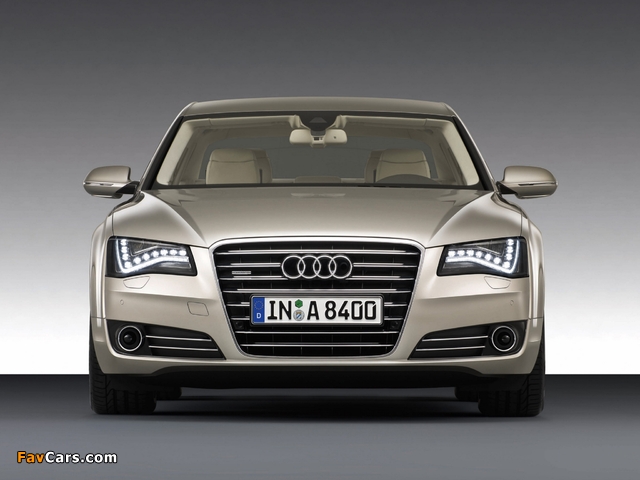 Audi A8 4.2 FSI quattro (D4) 2010 wallpapers (640 x 480)