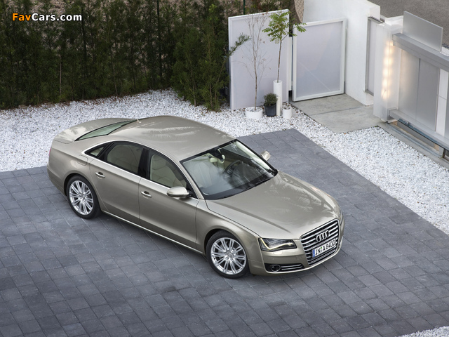 Audi A8 4.2 FSI quattro (D4) 2010 wallpapers (640 x 480)