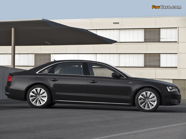 Audi A8L Hybrid (D4) 2012 images (640 x 480)