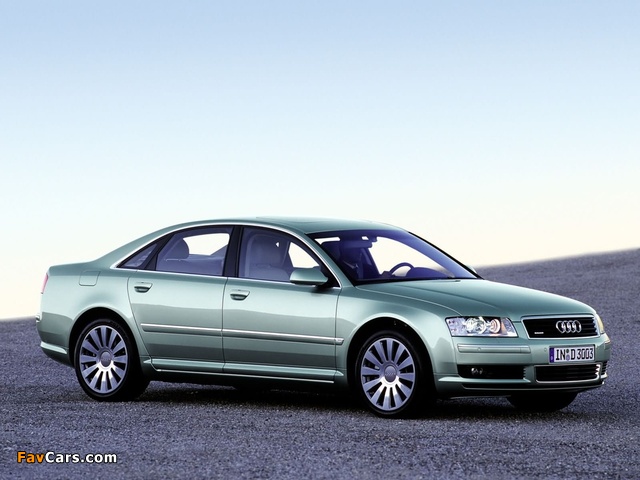 Images of Audi A8 4.0 TDI quattro (D3) 2003–05 (640 x 480)