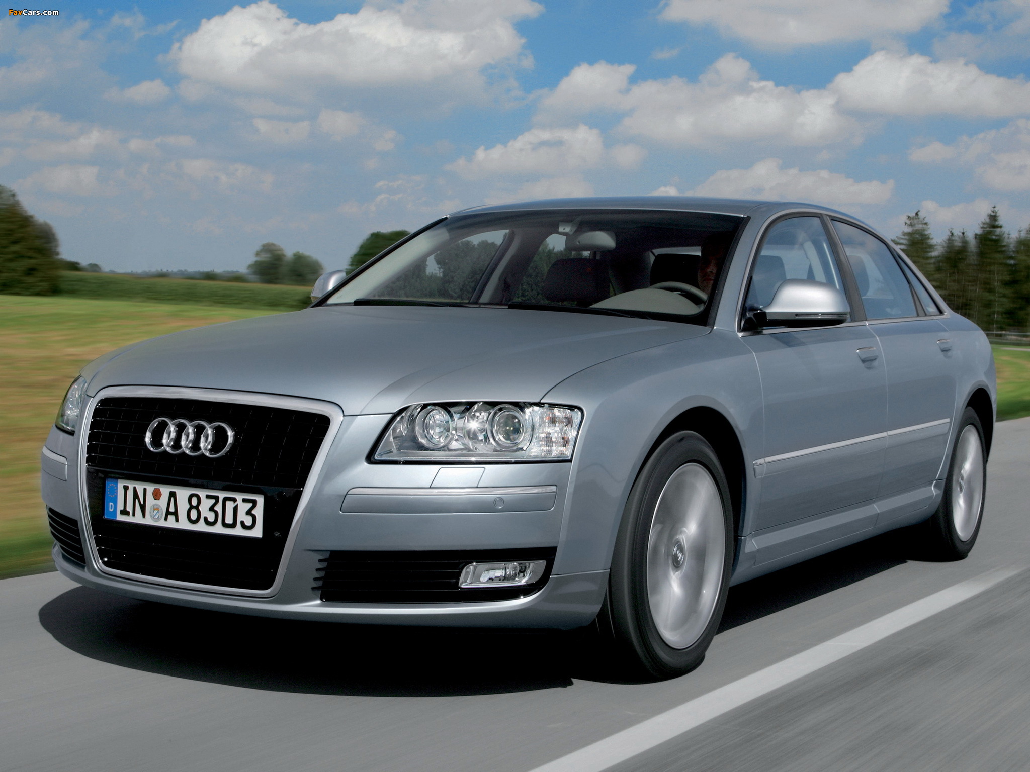 Images of Audi A8 2.8 FSI (D3) 2007–10 (2048 x 1536)