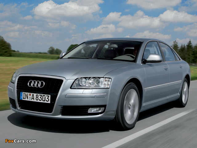 Images of Audi A8 2.8 FSI (D3) 2007–10 (640 x 480)