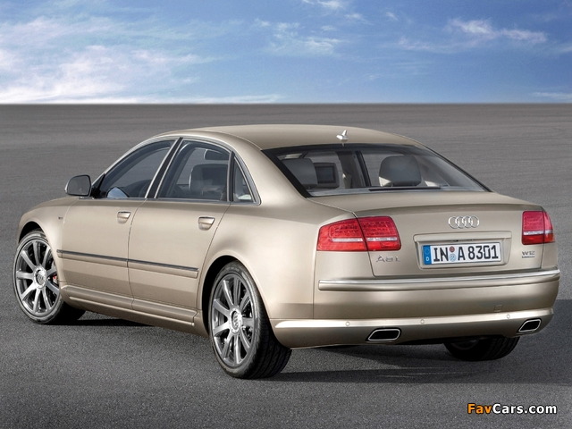 Images of Audi A8L W12 quattro (D3) 2008–10 (640 x 480)