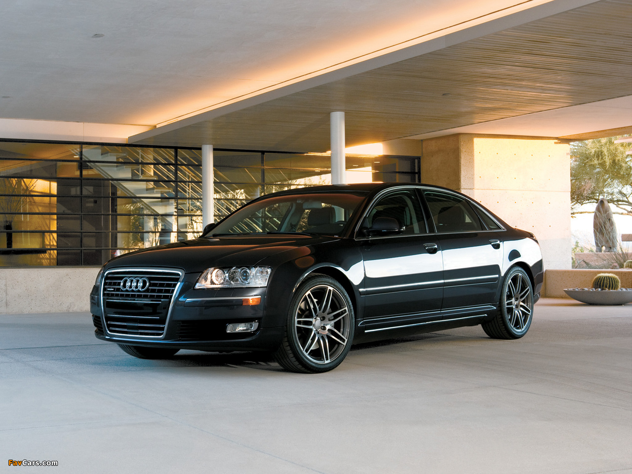 Images of Audi A8L 4.2 quattro US-spec (D3) 2008–10 (1280 x 960)