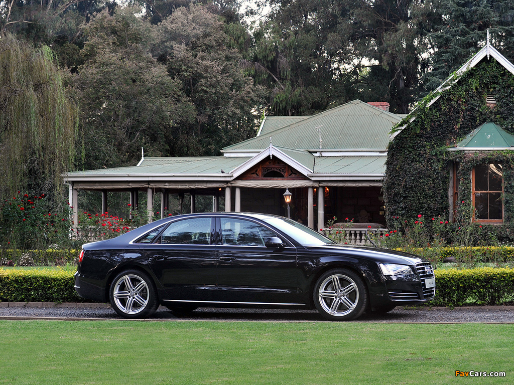 Images of Audi A8 4.2 TDI quattro ZA-spec (D4) 2010 (1024 x 768)