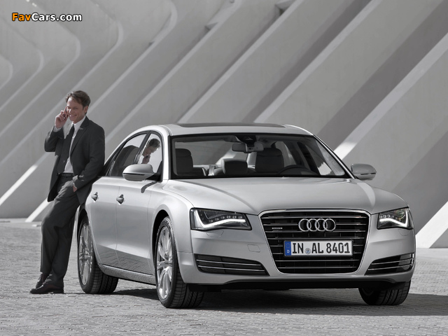 Images of Audi A8L TFSI quattro (D4) 2010 (640 x 480)