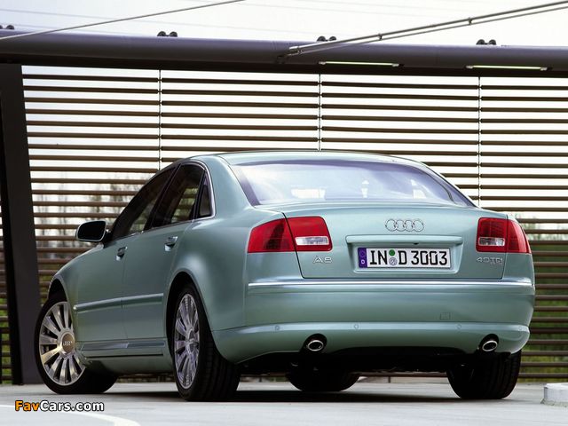 Photos of Audi A8 4.0 TDI quattro (D3) 2003–05 (640 x 480)