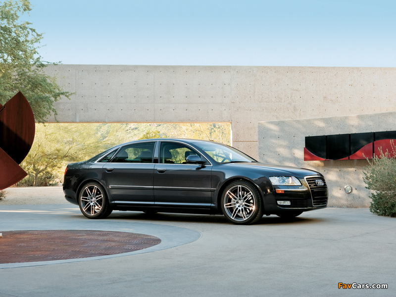 Photos of Audi A8L 4.2 quattro US-spec (D3) 2008–10 (800 x 600)