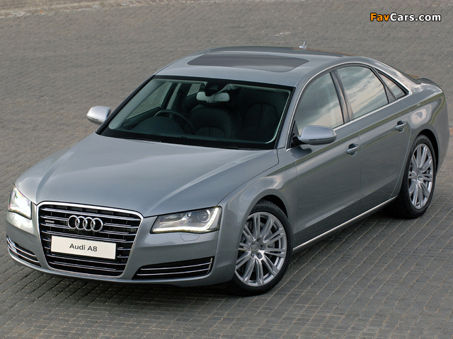 Photos of Audi A8 4.2 FSI quattro ZA-spec (D4) 2010 (640 x 480)