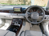 Photos of Audi A8 4.2 TDI quattro UK-spec (D4) 2010