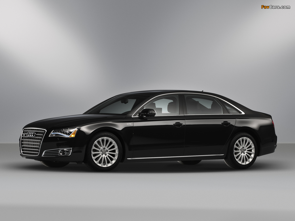 Photos of Audi A8L W12 quattro US-spec (D4) 2010 (1024 x 768)