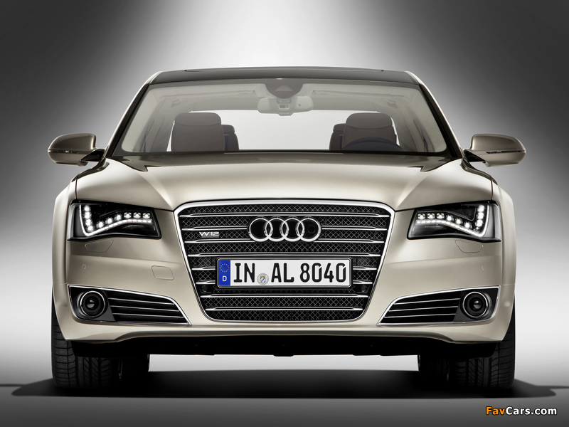 Photos of Audi A8L W12 quattro (D4) 2010 (800 x 600)