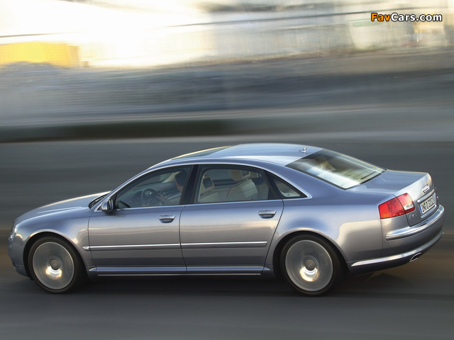 Pictures of Audi A8L 6.0 quattro (D3) 2005–08 (640 x 480)