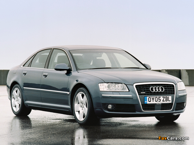 Pictures of Audi A8 4.2 quattro UK-spec (D3) 2005–08 (640 x 480)