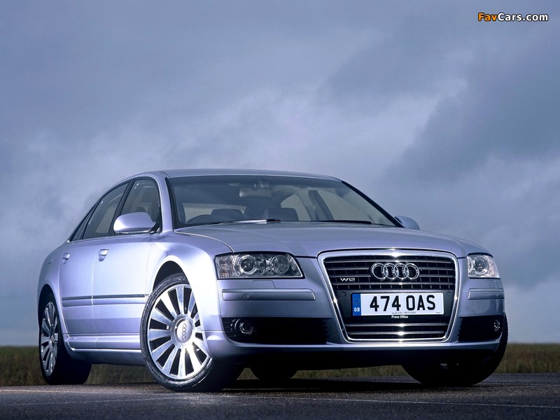 Pictures of Audi A8 6.0 quattro UK-spec (D3) 2005–08 (800 x 600)