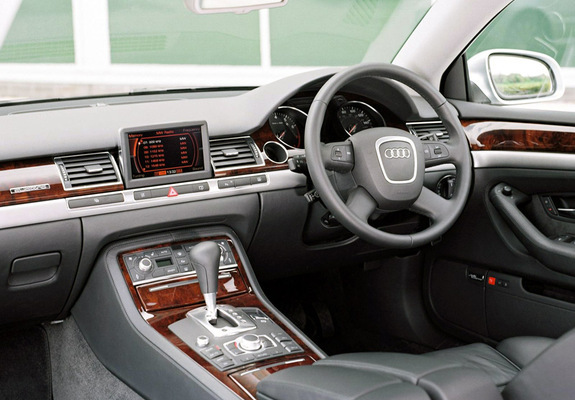 Pictures of Audi A8 6.0 quattro UK-spec (D3) 2005–08