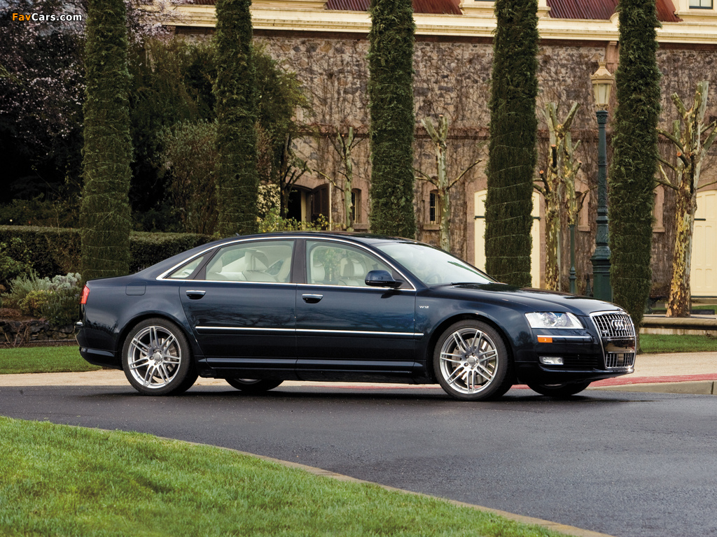 Pictures of Audi A8L W12 quattro US-spec (D3) 2008–10 (1024 x 768)