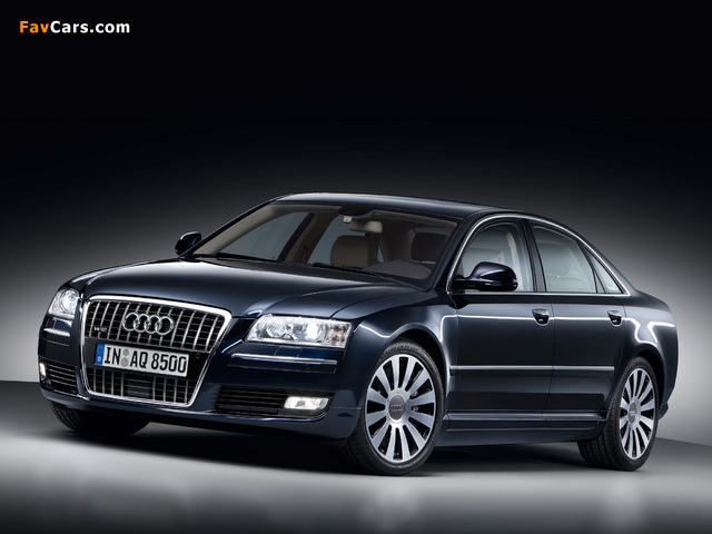 Pictures of Audi A8L W12 quattro (D3) 2008–10 (640 x 480)