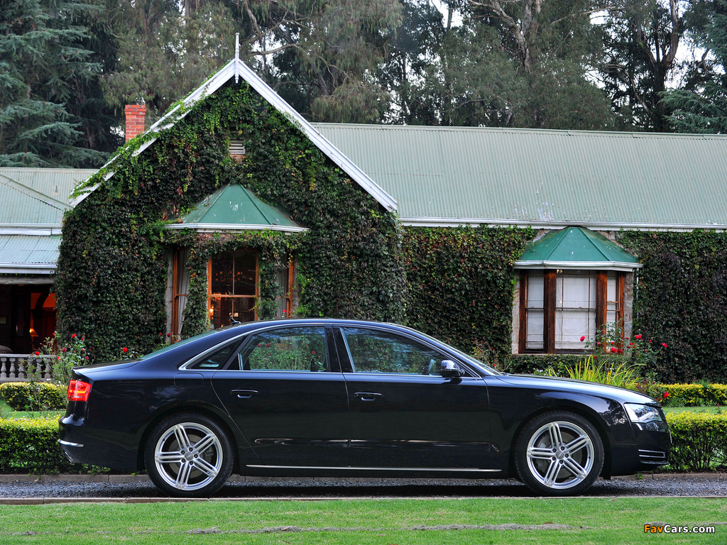 Pictures of Audi A8 4.2 TDI quattro ZA-spec (D4) 2010 (1024 x 768)