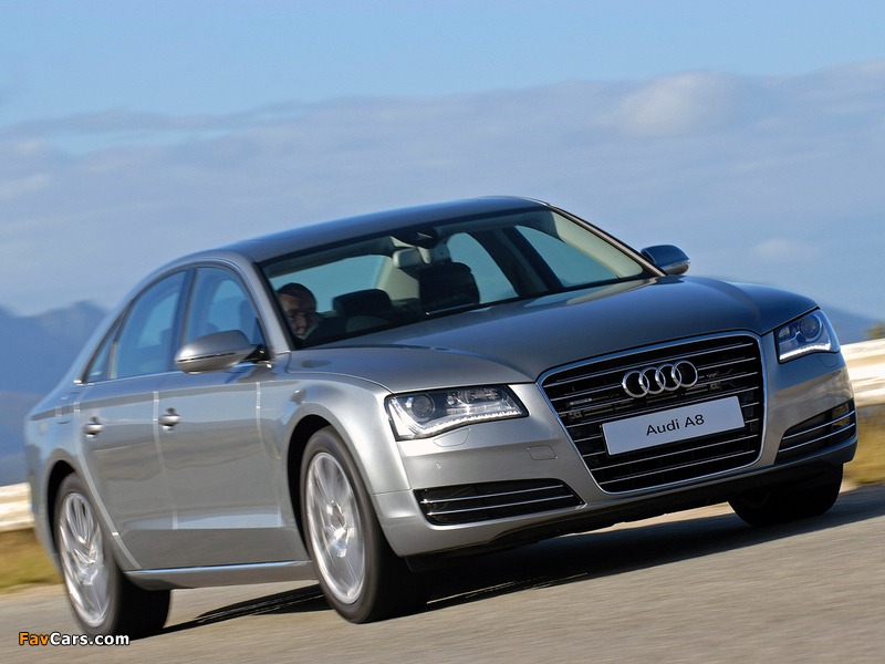 Pictures of Audi A8 4.2 FSI quattro ZA-spec (D4) 2010 (800 x 600)