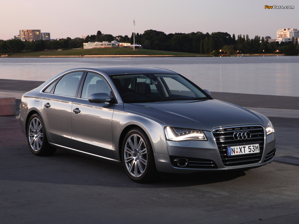 Pictures of Audi A8 3.0 TDI quattro AU-spec (D4) 2010 (1024 x 768)