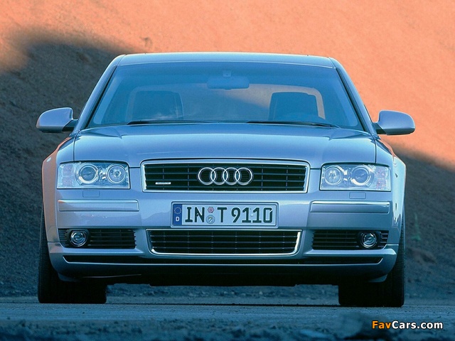 Audi A8 4.2 quattro (D3) 2003–05 wallpapers (640 x 480)
