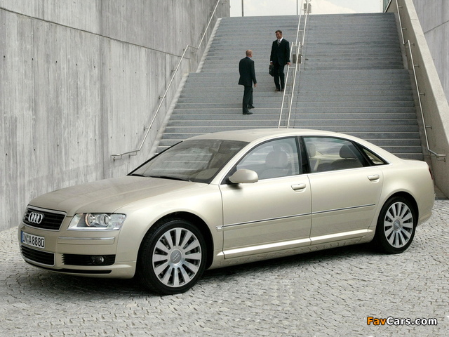 Audi A8L 4.2 quattro (D3) 2004–05 wallpapers (640 x 480)
