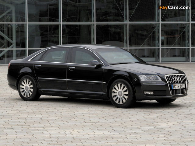 Audi A8L W12 Security (D3) 2008–10 wallpapers (640 x 480)