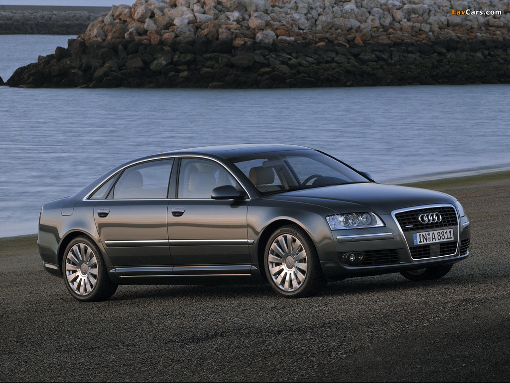 Audi A8L 4.2 TDI quattro (D3) 2008–10 wallpapers (1024 x 768)