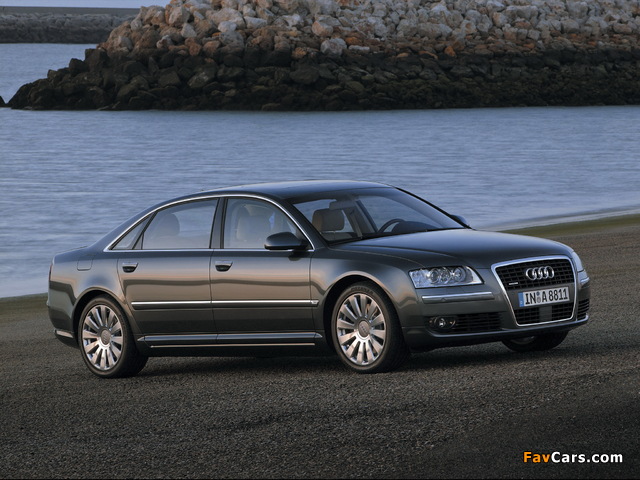 Audi A8L 4.2 TDI quattro (D3) 2008–10 wallpapers (640 x 480)