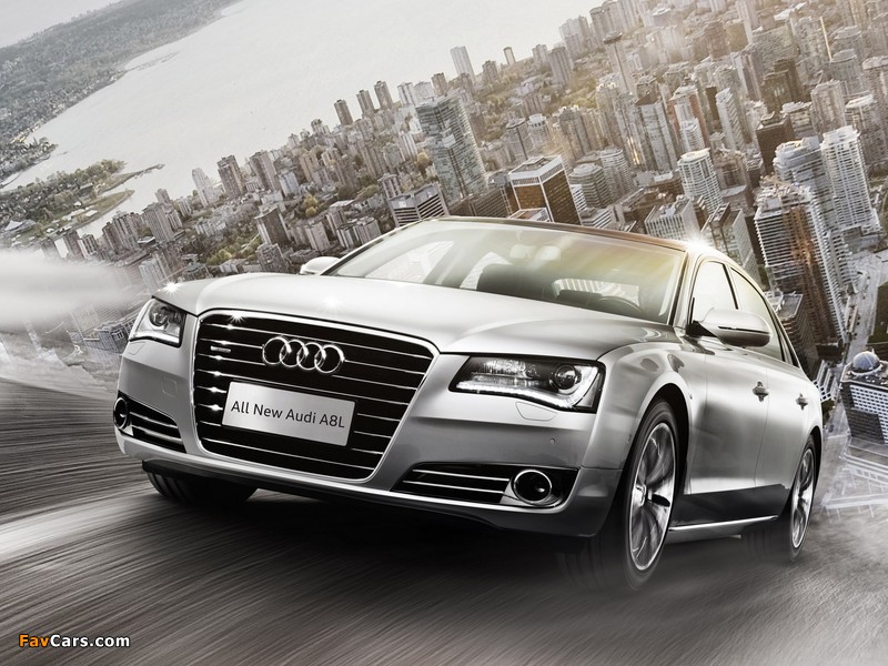 Audi A8L 3.0T quattro (D4) 2010 wallpapers (800 x 600)