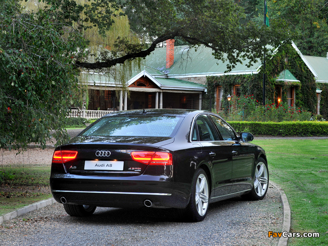 Audi A8 4.2 TDI quattro ZA-spec (D4) 2010 wallpapers (640 x 480)